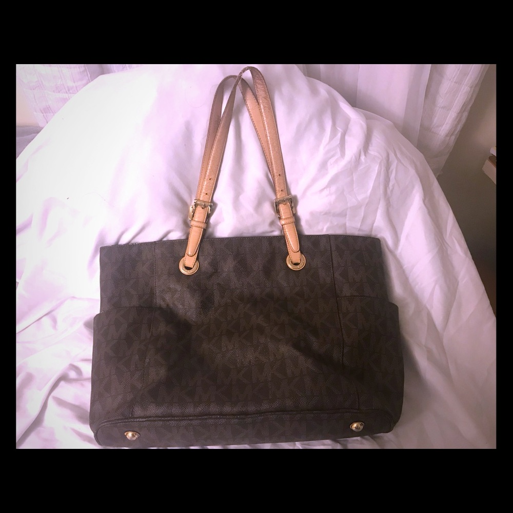 MMK jet set tote medium leather tote bag